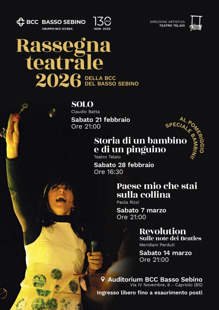 Rassegna teatrale della BCC del Basso Sebino